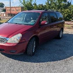 2011 Kia Sedona Minivan Red with 220,621 Miles