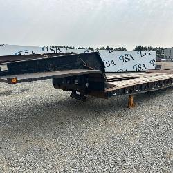 61385 1995 Nelson Mfg Tandem Axle Lowboy Trailer img1