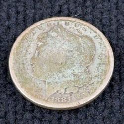 1881 Morgan Silver Dollar, San Francisco Mint