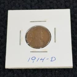 1914 Lincoln Wheat Penny, Denver Mint