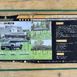 LandHonor LHR-MC2113 21'x13' Metal Carport (new)