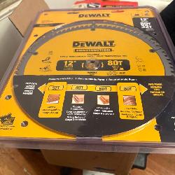 new 12in/saw blades