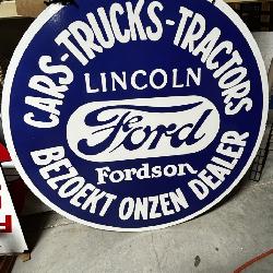 Enamel 36� Ford sign 