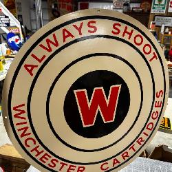 Heavy Enamel Western Cartridge 2� sign 