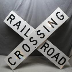Aluminum Railroad Crossing Reflective Sign