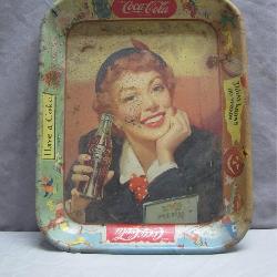 Coca-Cola Advertising Tray From Mid-1900s