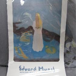Edvard Munch Poster From 1990 Exhibit