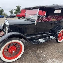 1926 Ford Model T Touring Convertible Black