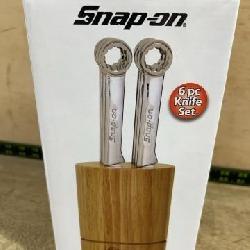 Snap-on 6-Piece Knife Set with Wood Block