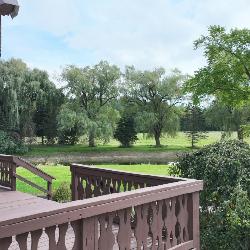 Three bedroom Chalet home on 40 acres and pole Barn and 2 Artesian wells