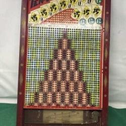 Vintage 5 Cent Ten O Fives Punch Board