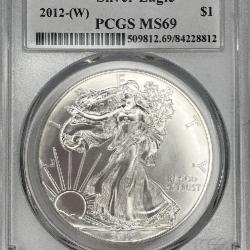 West Point 2012-W American Silver Eagle PCGS MS69