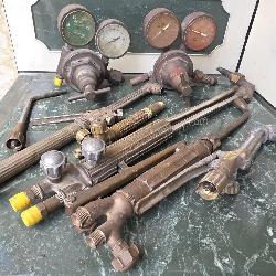 Brass Welding Regulators, Gauges, Torches, etc