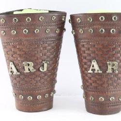 Pair of Cowboy Cuffs Owned by Artie Joss