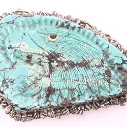 Navajo Sterling Turquoise Pendant