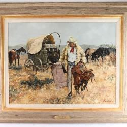 Original Oil on Board by Jack Hamilton