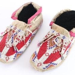 Beaded Plains Indian Moccasins