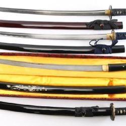 Lot of 4 Samurai Style Swords
