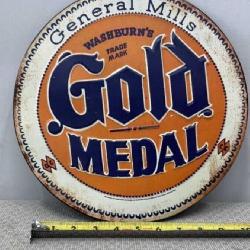 GOLD METAL General Mills  Metal Sign 12 x 12