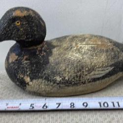 Antique Hand-carved wooden duck decoy