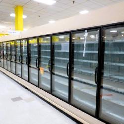Hussmann Rln Freezer Door Cases 2009 Elec. Defrost - Sold By The Door - Remote, No Compressor