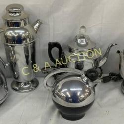 Mid-20th Century Chrome Plated Electric and Manual