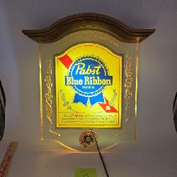 Pabst Blue Ribbon Beer Clock