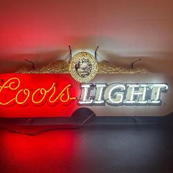Vintage Coors Light Neon Sign