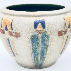 ANTQ Arts & Crafts Era Ceramic Jardiniere