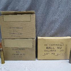 53 Rounds of Ball M2 .30 Caliber Ammo