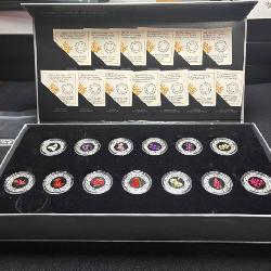 Royal Canadian Mint Floral Emblems of Canada $3 Fine Silver Coin Collection