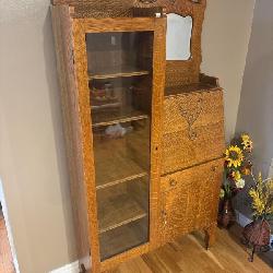 Vintage Secretariat Cabinet with Key