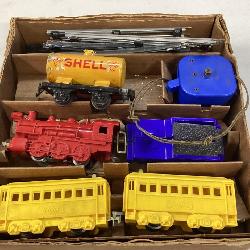 Vintage Schilling Electric Train Set in Original Box, Not Tested