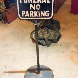 Double Sided Funeral Sign w/ Stand
