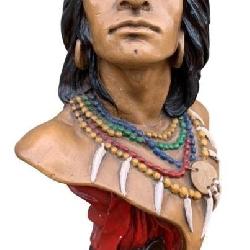 Impressive Vintage HIAWATA Cigar Store Indian Chal
