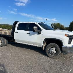2021 CHEVROLET 3500 4X4 FLATBED TRUCK