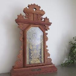 Gingerbread Kitchen Mantel Clock Antique