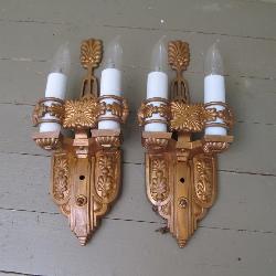Riddle Antique Electric Wall Candle Sconces