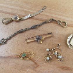 Gold and Gold Filled Jewelry Lot