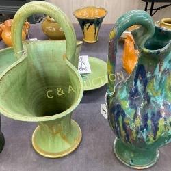 Sample of the Pottery Collection Including Vases,