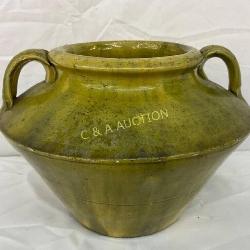 Early Charlie Auman Pottery Double Handle Vase, 5