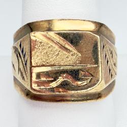 Heavy 18K Gold Ring