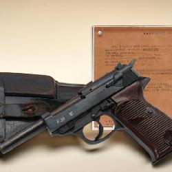 Original WWII Bringback German 1943 Mauser P38 “byf/43” 9mm Pistol w/ Holster & Capture Paper