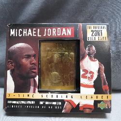 Michael Jordan 23KT Gold Scoring Leader Card