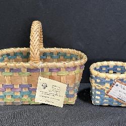 2 Handmade Baskets By MAD & Bertlshofer