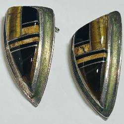 STERLING SILVER EARRINGS 6.70GRS