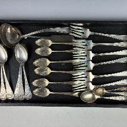 #2506 Sterling Silverware Group incl. 15 Spoons, 6 Forks, & 2 Serving Spoons