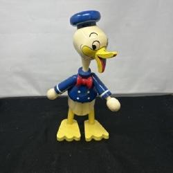 vintage German Wood Donald Duck Toy Bank