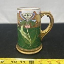 porcelain Art Nouveau tankard mug