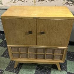 30x15x34 mid-century modern (MCM) wood cabinet or